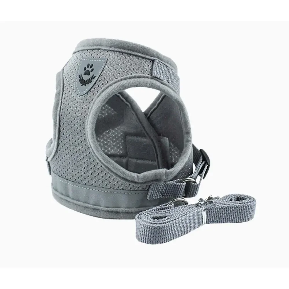 Dog Pet Harness Adjustable Control Vest Dog Reflective w/Leash Set for Small Dog